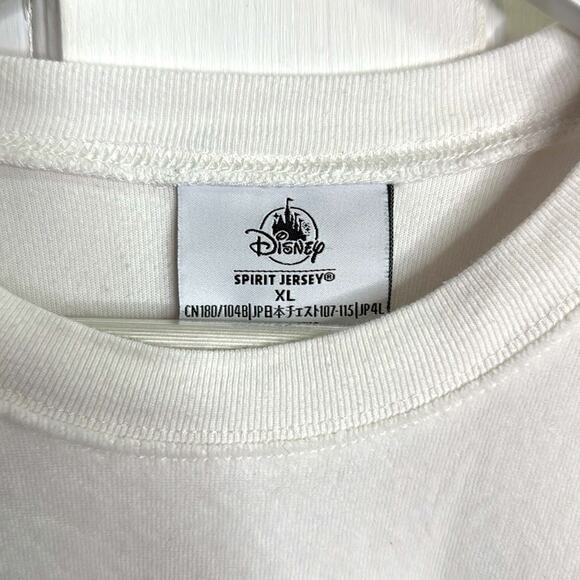 Disney Spirit Jersey Feeling Classic Rainbow Cast Striped Velour W1795 Sz XL - Picture 3 of 8